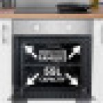 Baridi 4 Zone Ceramic Hob, 5 Function Fan-Assisted Oven & Chimney Style Cooker Hood Bundle - DH188