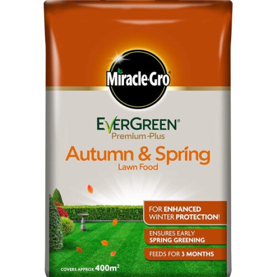 Miracle-Gro Evergreen Premium Plus Autumn & Spring Lawn Food 400m2 [119673]