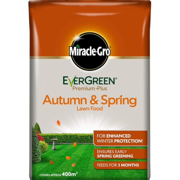 Miracle-Gro Evergreen Premium Plus Autumn & Spring Lawn Food 400m2 [119673]