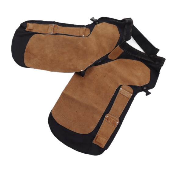 Professional Leather Farrier Apron with 4 Knife Pockets Horse Shoe Care Gear