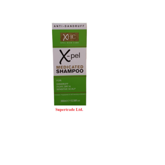 Xpel Medicinal Shampoo, for Dandruff, Psoriasis, Dry and Itchy Scalp - 300ml