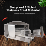 耐用型番茄切割器，附安全裝置和不銹鋼刀片