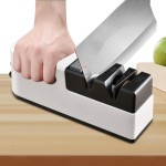 Electric Cutter Sharpener, Automatic Knife Sharpener, Rechargeable Kitchen Gadget