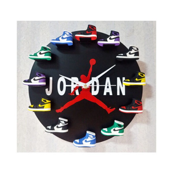 Home 30cm AJ1-12 Wall Clock, Dial Clock, Suitable for Living Room, Bedroom, Office, Café, Bar Decoration (Jordan)