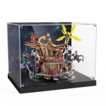Acrylic Display Case for Lego 76261 Man Decisive Battle Model Transparent Dustproof Protective Box for Building Blocks