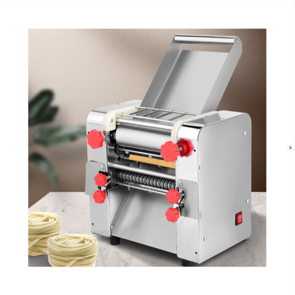 220V Pasta Machine Stainless Steel Pasta Maker Noodles Cutter Automatic Rolling Dough Machine