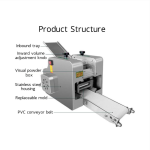 110/120V Wonton Dumpling Wrapper Noodle Machine Pasta Dumpling Machine Maker Dough Rolling Machine Wonton Wrapper