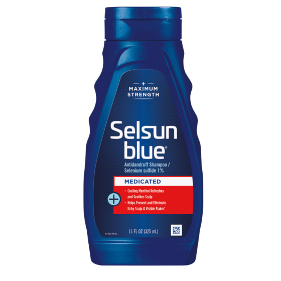Selsun Blue 薬用フケ防止シャンプー 11oz ボトル