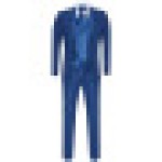 (50) Men's 4-Piece Blue Custom Wedding Suit