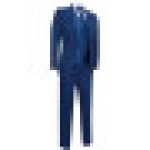 (50) Men's 4-Piece Blue Custom Wedding Suit