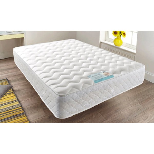 (5ft King Size) Luxury Modern Cool Blue Memory Foam Mattress 6 inches Memory Spring Mattress