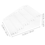 Home Kitchen Acrylic Perfume Storage Box (Transparent, 1 Piece)