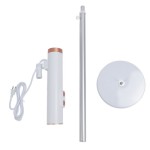 Adjustable Height Hair Dryer 2 Speeds 1400W Double Outlet