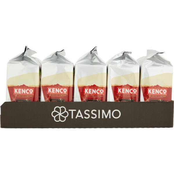 Colombian Coffee Pods Tassimo Kenco X16 (Pack of 5, Total 80 Drinks)