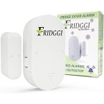 FRIDGGI - Freezer Door Alarm When Left Open, Fridge Door Alert with Delay, 60sec, 120sec, 180sec Reminders (White)