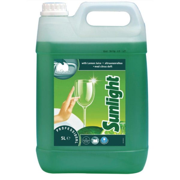 Sunlight Professional Lemon Washing Up Liquid - 2x5ltr