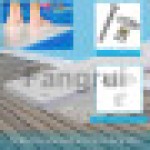 Frontier III Residential Diving Board 75747 | 6ft Frontier III Diving Board + Flyte Deck Stand - White