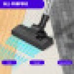 1500W Cylinder Vacuum Cleaner with HEPA Filter for Hardfloor, Carpet, Car, Kitchen, Bedroom 1.5L 17.0KPA