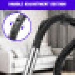 1500W Cylinder Vacuum Cleaner with HEPA Filter for Hardfloor, Carpet, Car, Kitchen, Bedroom 1.5L 17.0KPA