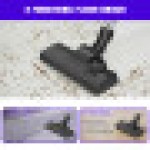 1500W Cylinder Vacuum Cleaner with HEPA Filter for Hardfloor, Carpet, Car, Kitchen, Bedroom 1.5L 17.0KPA