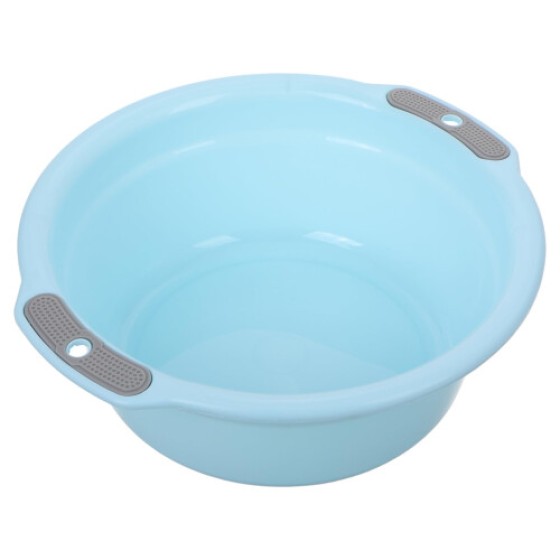 プラスチック製二重ハンドル洗面器・フットソークバケツ - 家庭やキッチンケア用 - 耐久性のある厚手タイプ - 小型で持ち運びやすいデザイン