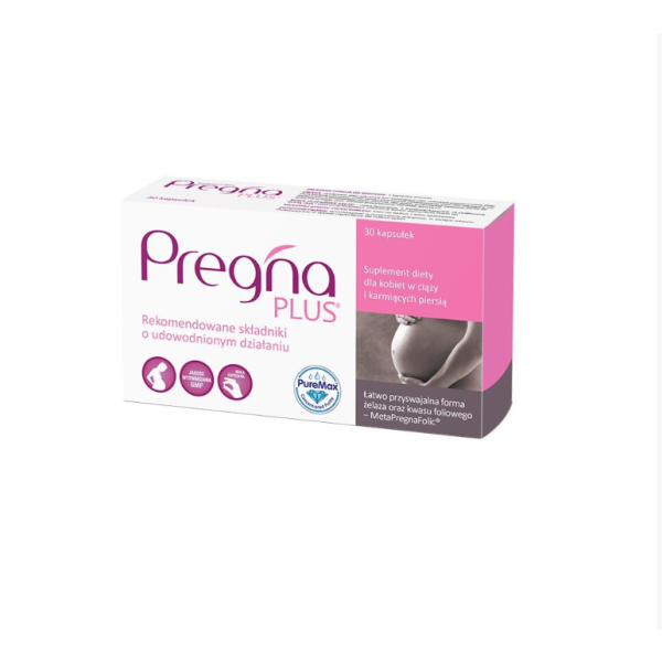 Pregna Plus、妊娠中および授乳中の女性向け、30カプセル