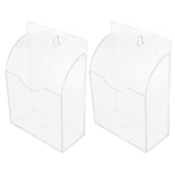 Transparent Acrylic Ice Scoop Holder (2 Pieces)