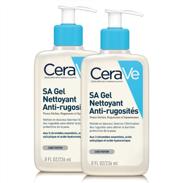 CeraVe SA - Smoothing Cleanser for Face and Body for Dry, Rough Skin