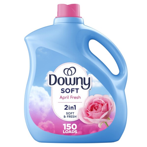 Downy Liquid Fabric Softener, April Fresh Scent, 111 fl oz. 150 uses