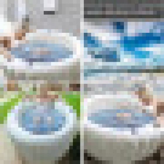 自宅での水中分娩用白色多機能分娩プール、母親、ドゥーラ、助産師に適応