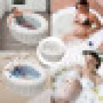 自宅での水中分娩用白色多機能分娩プール、母親、ドゥーラ、助産師に適応