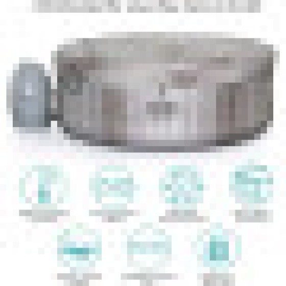 Lay-Z-Spa カンクン ジェットバス、スタイリッシュなラタンデザイン、AirJet インフレータブルスパプール、2〜4人用