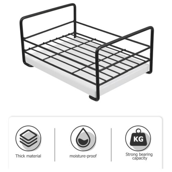 Stainless Steel Dish Draining Rack (for Sink)