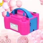 Portable Electric Balloon Pump with 2 Nozzles, 600 W, and High-Power Air Blower
