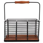 Black Storage Rack, 1 Set