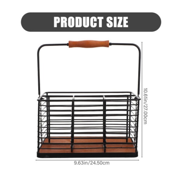 Black Storage Rack, 1 Set