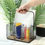 Black Storage Rack, 1 Set