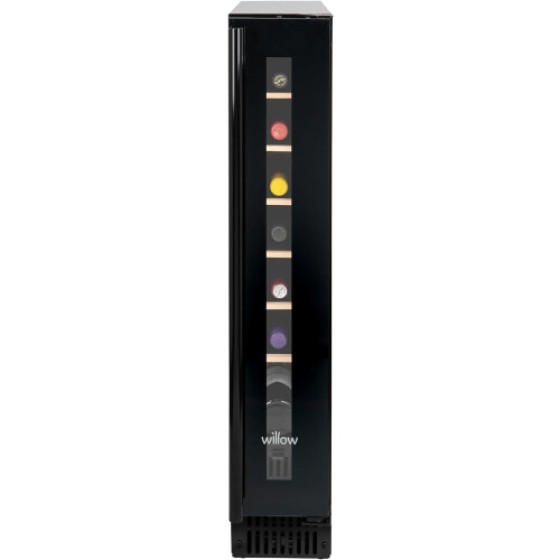 Willow 20L ブラック カウンター下ワインクーラー 7本用 4つ星評価