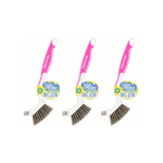 ディッシュマティック ビッグジョブ クリーニングブラシ ピンク 3個セット