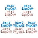 10 Set Baby Shower Balloons Background Decorations Boy