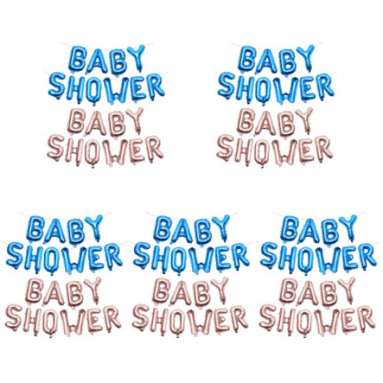 10セット ベビーシャワー バルーン 背景 デコレーション 男の子