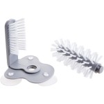 玻璃杯清洗刷，用於清潔杯子、馬克杯、醒酒器、水壺——耐用、高效、握感舒適的設計