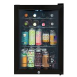 Russell Hobbs Drinks Fridge Wine Cooler 62L Black Lockable RHGWC4B-LCK
