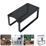 Water Filter / Cold Water Dispenser Stand, Black Metal