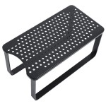 Water Filter / Cold Water Dispenser Stand, Black Metal