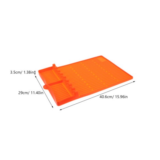 Household Baking Mat, Orange, 1 Set