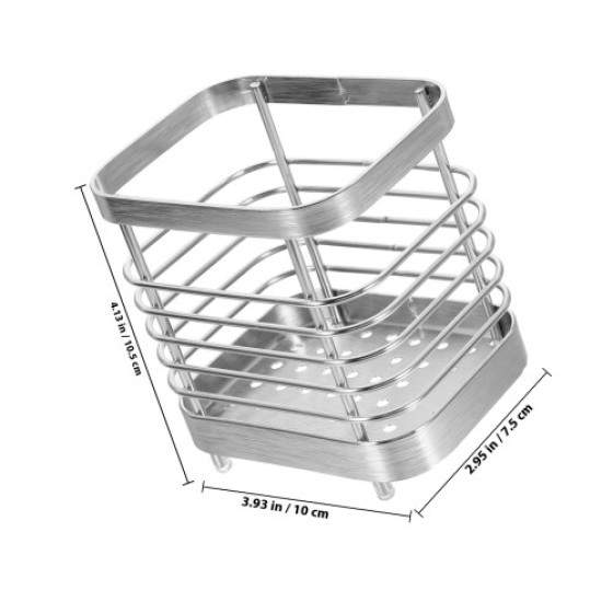 Stainless Steel Toothbrush Holder with Storage Protection