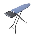 Brabantia - Type B Ironing Board - Extra Large Steam Iron Stand - Height Adjustable - Non-Slip Rubber Feet - Cotton Fabric with Foam Layer - Foldable