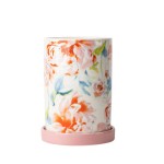 Kitchen Utensil Storage Rack, Ceramic Material, with Drip Tray and Drainage Hole, Size: 4x4x7 Inches