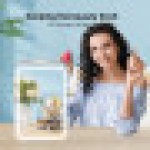 (8L) LED Mirror Mini Fridge Portable Ice Box 4/8/10L UK